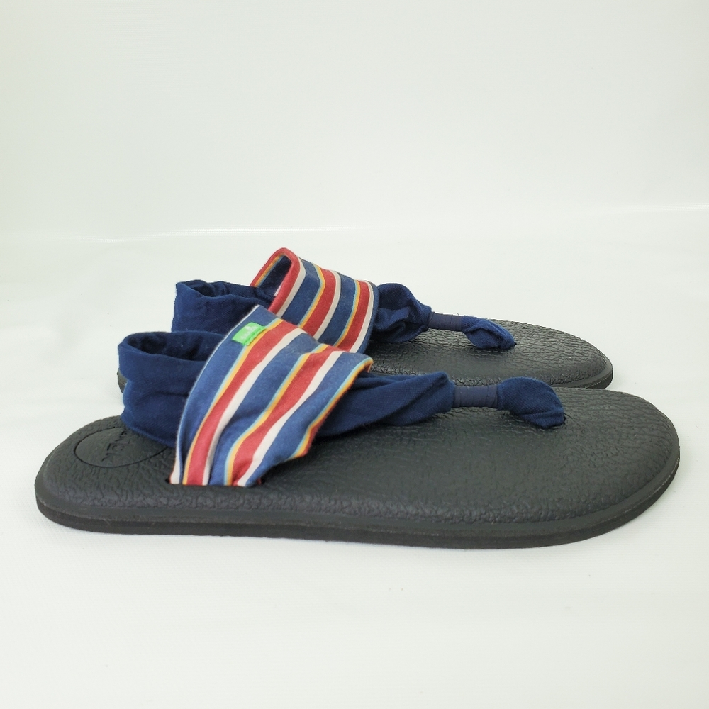 Sanuk Foam Cushy Lightweight Yoga Sandals EUC Sz 10